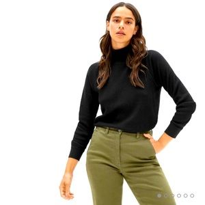 Everlane Organic Cotton Turtleneck Waffle Tee